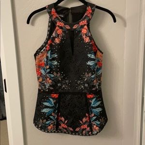 Bebe Peplum Top